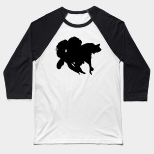 Goldfish Black White 3 Baseball T-Shirt